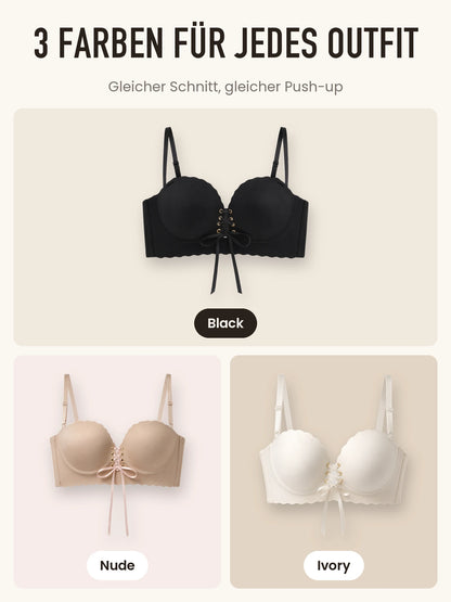 Drei Farben: Black, Nude und Ivory