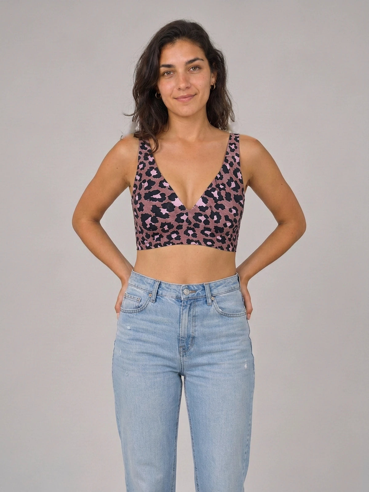 Jelly Bra in Leopard Mauve