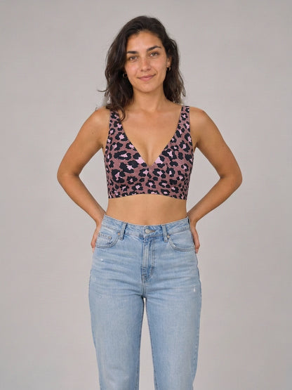 Jelly Bra in Leopard Mauve